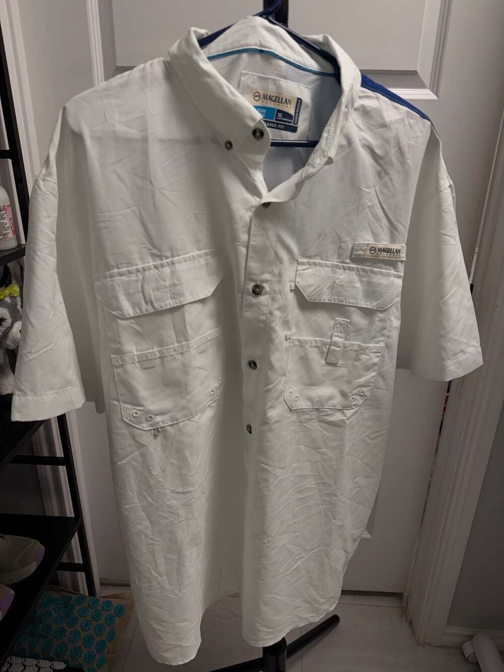 Magellan Outdoors Fish Gear Relaxed Fit Short Sleeve Shirt XL